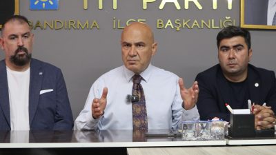 Bandırma’da konuşan İYİ Parti Grup Başkanvekili Turhan Çömez, Uruguay’dan gelen