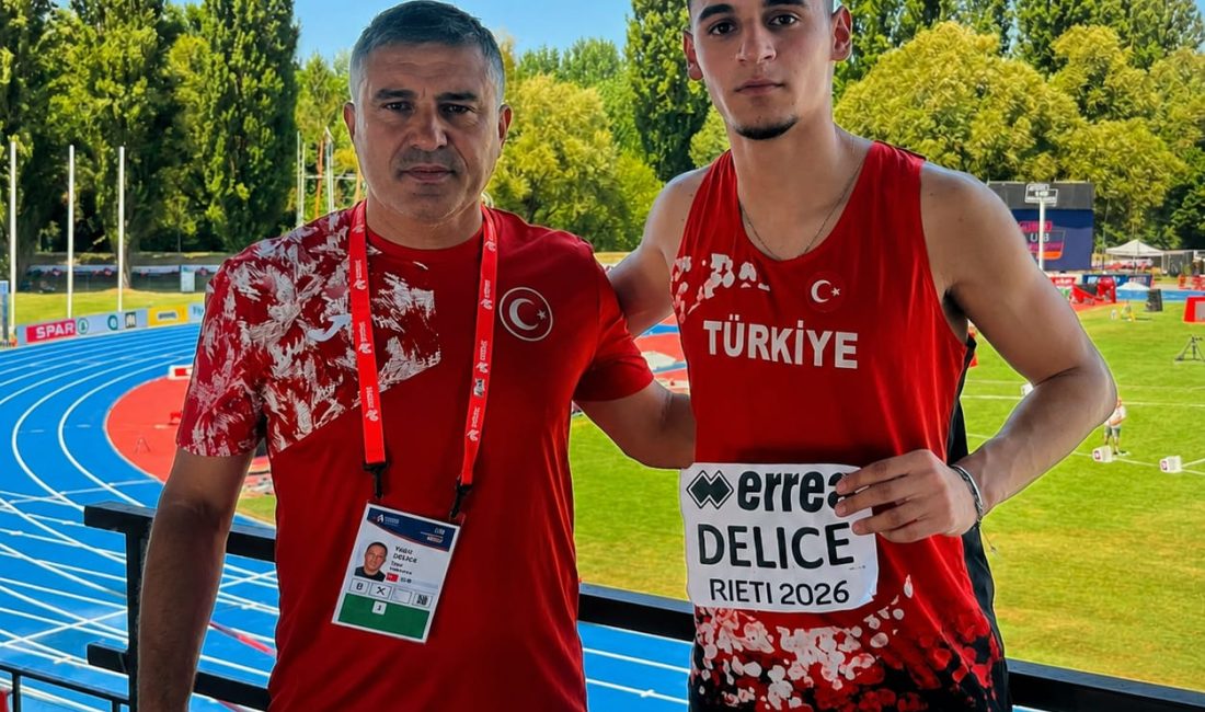 U-18 Avrupa Şampiyonası’nda Rekor Yağız Celal Delice’den İtalya’da düzenlenen U-18 Avrupa Atletizm Şampiyonası’nda yarışan Yağız Celal Delice,