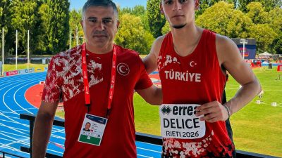 U-18 Avrupa Şampiyonası’nda Rekor Yağız Celal Delice’den İtalya’da düzenlenen U-18 Avrupa Atletizm Şampiyonası’nda yarışan Yağız Celal Delice,