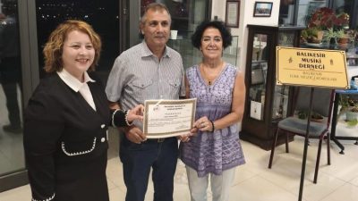 Balıkesir Yazarlar ve Şairler Derneğimiz ile Balıkesir Musiki Derneği’nin ev