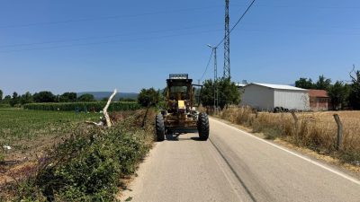 Susurluk Belediyesi Fen İşleri Müdürlüğü, merkez ve kırsal mahallelerde yol