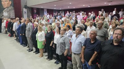 Atatürkçü Düşünce Derneği Genel Başkanı Dr. Hüsnü Bozkurt, Bandırma’da düzenlenen