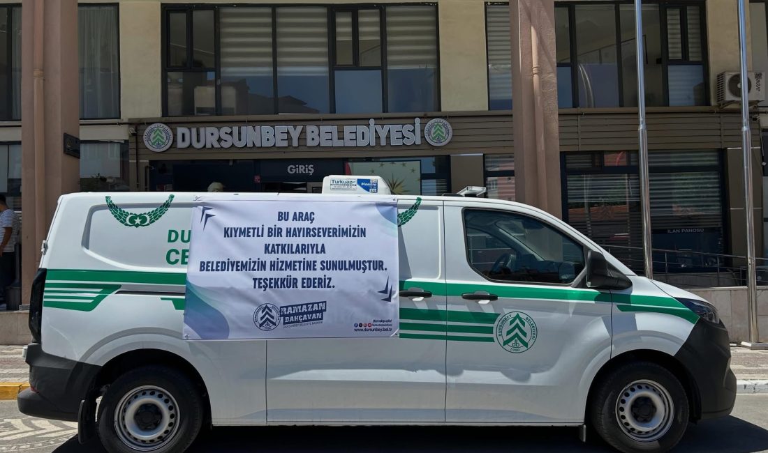 Dursunbey Belediyesi, cenaze nakil hizmetlerinde kullanılmak üzere yeni bir aracı