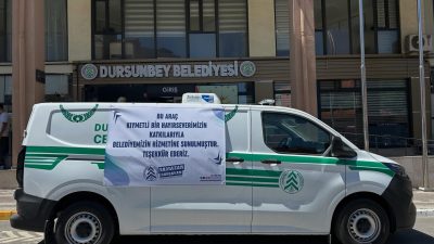 Dursunbey Belediyesi, cenaze nakil hizmetlerinde kullanılmak üzere yeni bir aracı