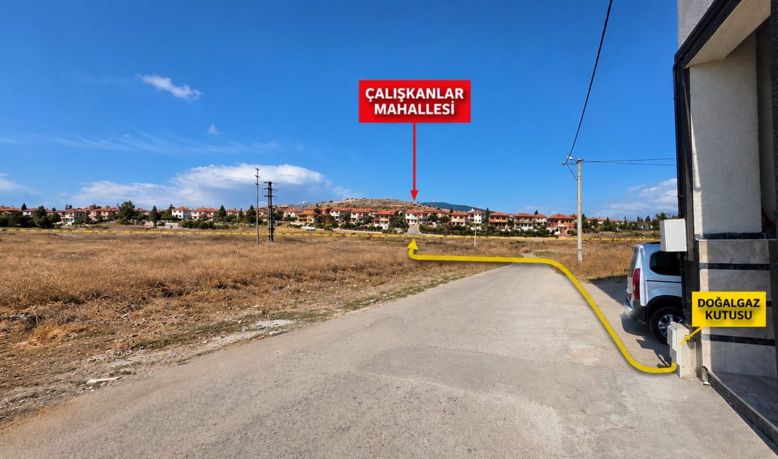 Bandırma Çalışkanlar Mahallesi’nde 2027’nin son çeyreğine alınan yatırım için mahalle