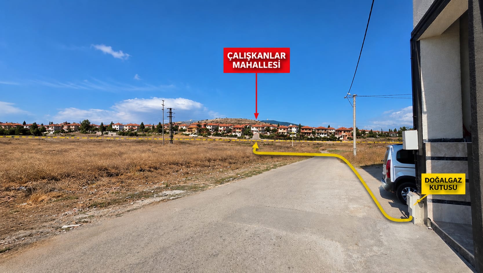 Çalışkanlar Mahallesi doğalgaz hattı bekliyor Bandırma Çalışkanlar Mahallesi’nde 2027’nin son çeyreğine alınan yatırım için mahalle