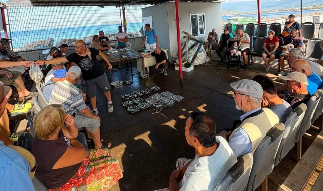 Erdek ilçesinde sabahın erken saatlerinde denize açılan küçük balıkçı teknelerinin