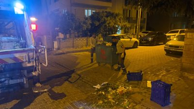 Bandırma’da semt pazarlarının kurulmasının ardından bazı bölgelerde ortaya çıkan atık