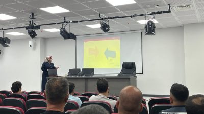 Afet ve acil durumlarda görev üstlenecek farklı kurumlardan personelin katıldığı