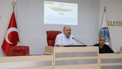 Gönen’de imar ve şehircilik alanındaki çalışmaların ele alındığı toplantıda belediye
