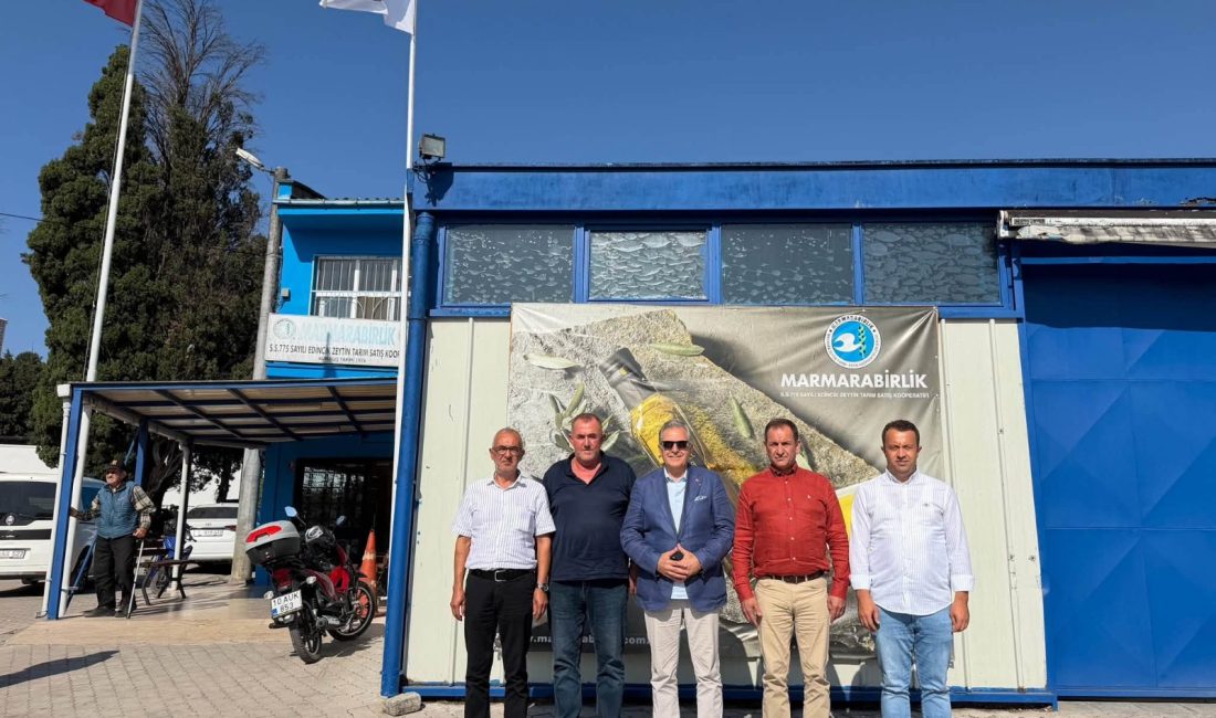 Bandırma Belediyesi ile Marmarabirlik Kooperatifi arasında Edincik’in tanıtımı ve üreticilerin