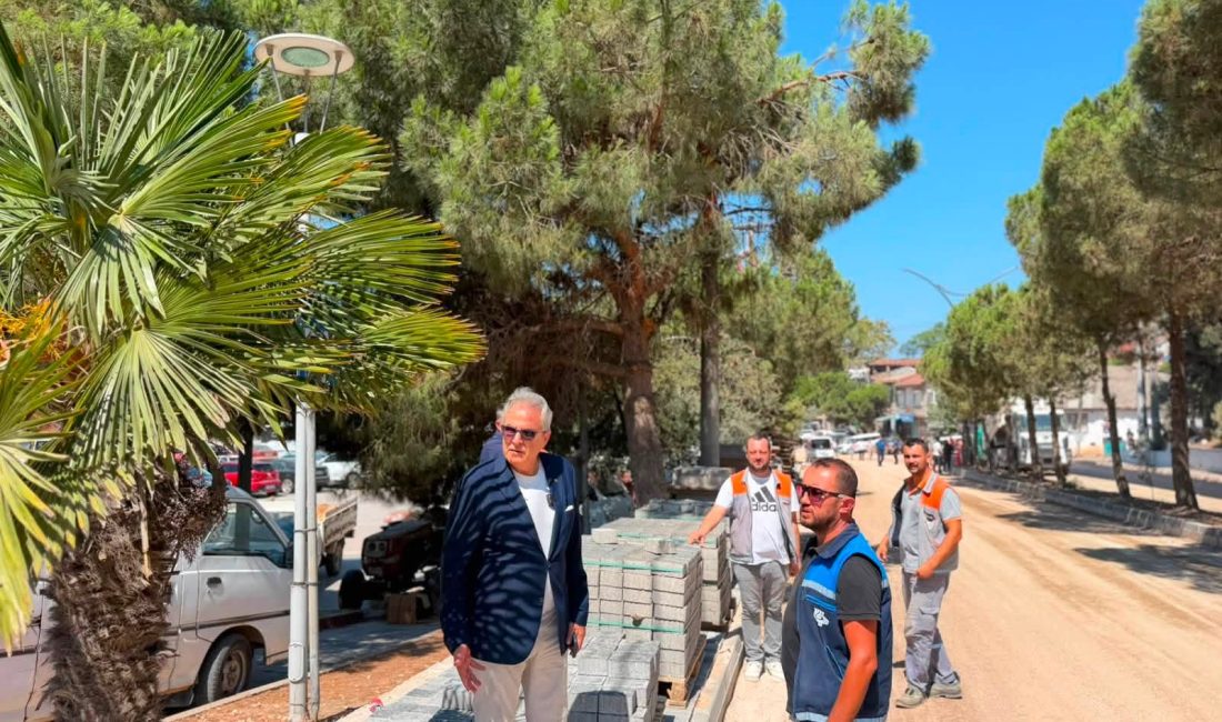 Edincik’te beklenen hizmetler hayata geçiyor Bandırma Belediye Başkanı Dursun Mirza, Edincik Mahallesi’nde asfalt ve kaldırım