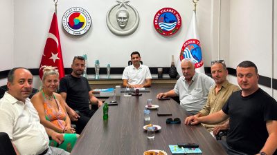 Erdek’te çekilmesi planlanan film projesi kapsamında ilçeyi ziyaret eden sinema