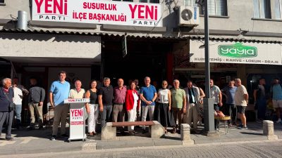 İlçe örgütü binasının açılışında Susurluk Belediye Başkanı Hakan Yıldırım Semizel