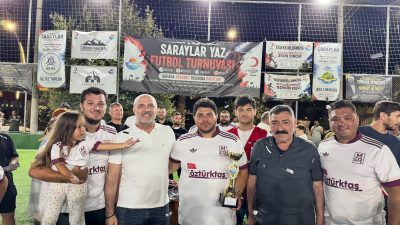 Geleneksel Saraylar Yaz Futbol Turnuvası’nın finalinde rakiplerini geride bırakan EMR
