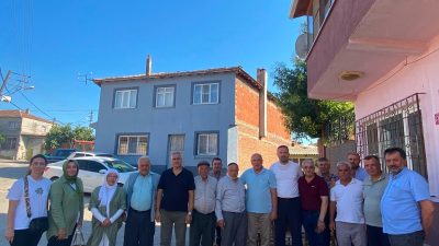 Susurluk’taki yangının ardından bölge ziyaretleri gerçekleştiren AK Parti Balıkesir Milletvekili