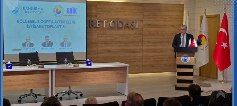Bandırma’da sektör temsilcilerinin katıldığı toplantıda güncel gelişmelerin yanı sıra bölgesel