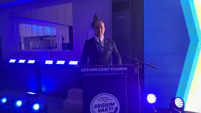 Ceyhun Cihat Yıldırım Bandırma Ticaret Borsası için Başkan adaylığını Garand