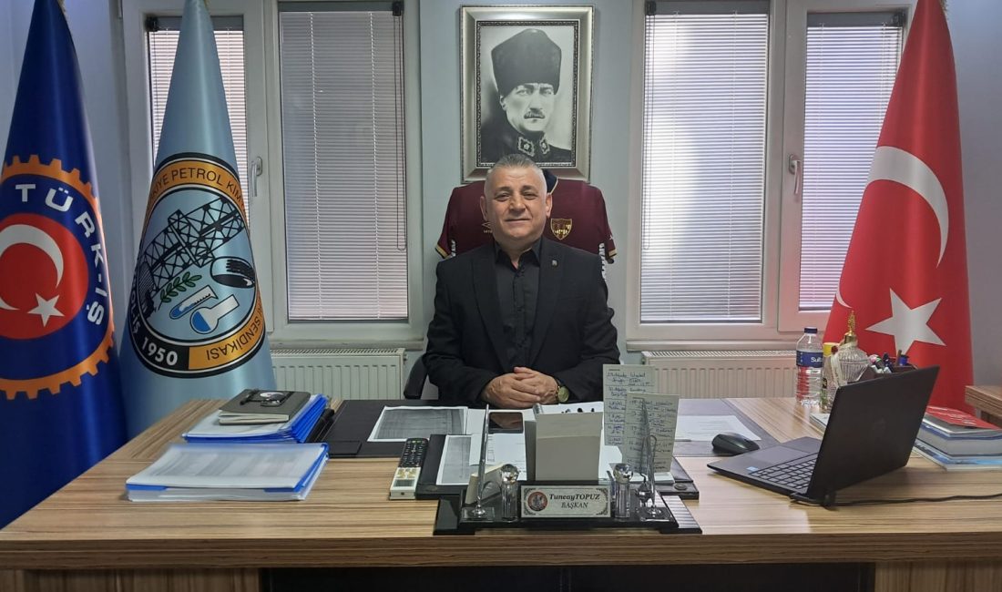 Tuncay Topuz: Çevresel yükümlülüklerimiz titizlikle yerine getirilmektedir Petrol İş Sendikası Şube Başkanı Tuncay Topuz, Sülfürik Asit Fabrikasıyla