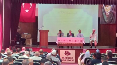 Bandırma İlçe Müftüsü Dr. Yunus Acar’ın başkanlık ettiği toplantıda, müftülük