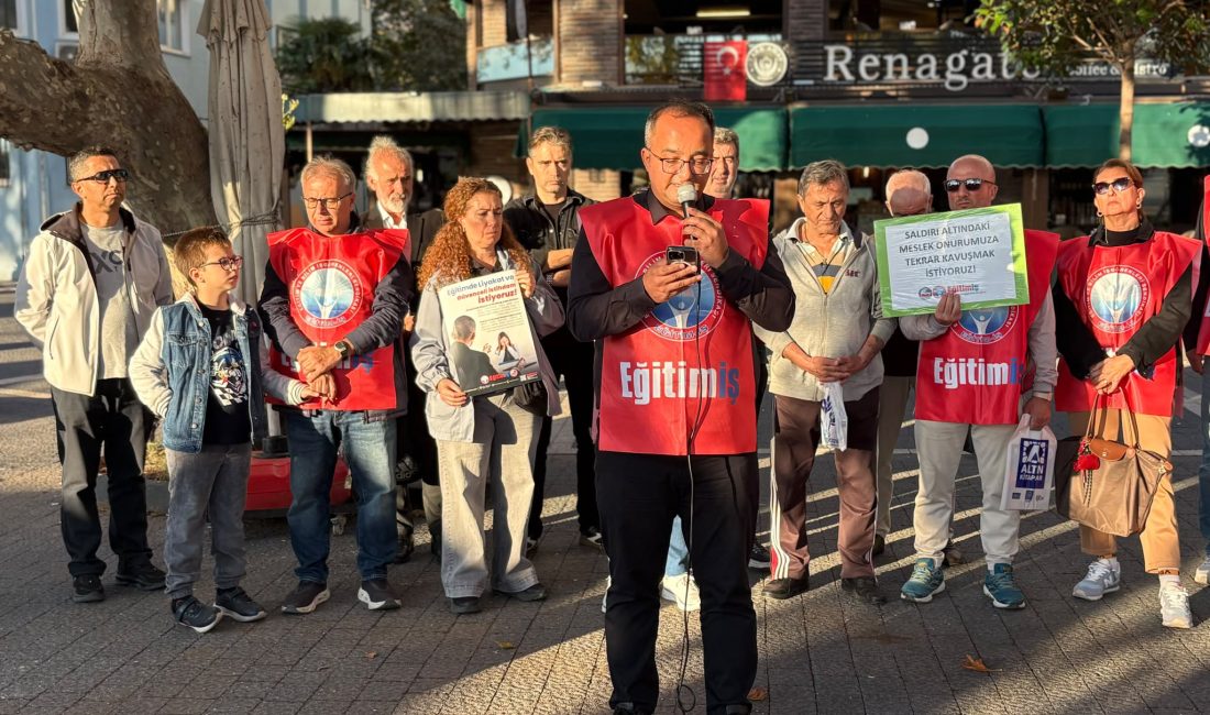 Eğitim İş Bandırma, Turgutlu’da yaşanan silahlı saldırının ardından Milli Eğitim
