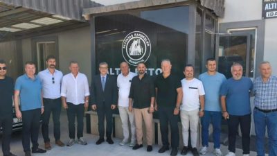 Bandırma Ticaret Odası heyeti ile firma yetkilileri arasındaki görüşmede sektörel