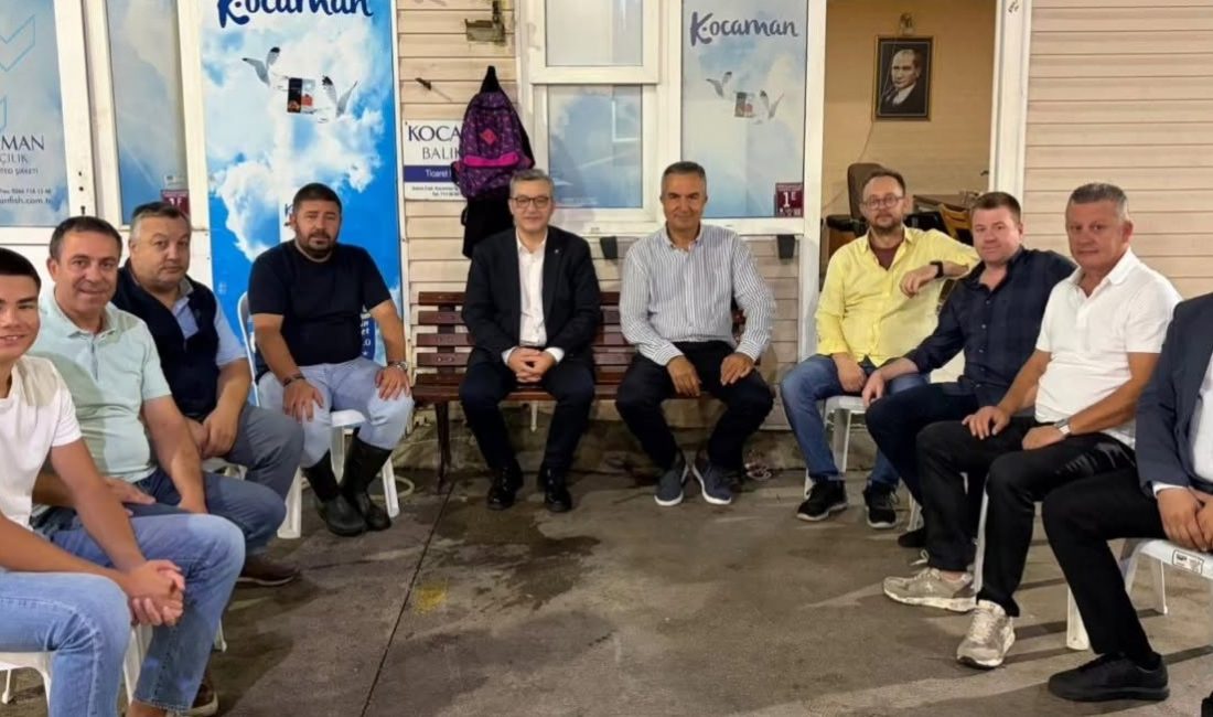 Bandırma Ticaret Odası Başkanı Bahadır Çolak, Bandırma Balıkhanesi’nde sektör temsilcileriyle