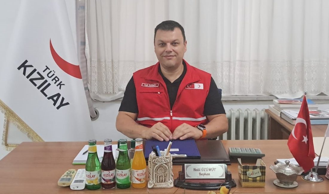 Kızılay Bandırma Şube Başkanı Halil Özümüt Banses Gazetesine yaptığı açıklamalarda