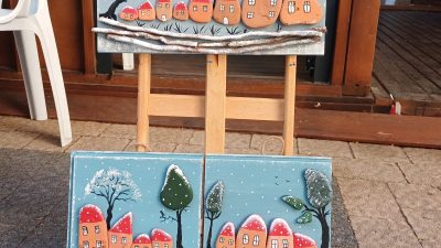 Bandırma Sanat Topluluğu, farklı branşlarda ürettiği eserlerle Sanat Sokağı’nda stant