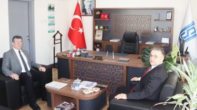 Bandırma Kaymakamı Recep Öztürk’ün Denetimli Serbestlik Müdürlüğüne gerçekleştirdiği ziyarette, kurumun