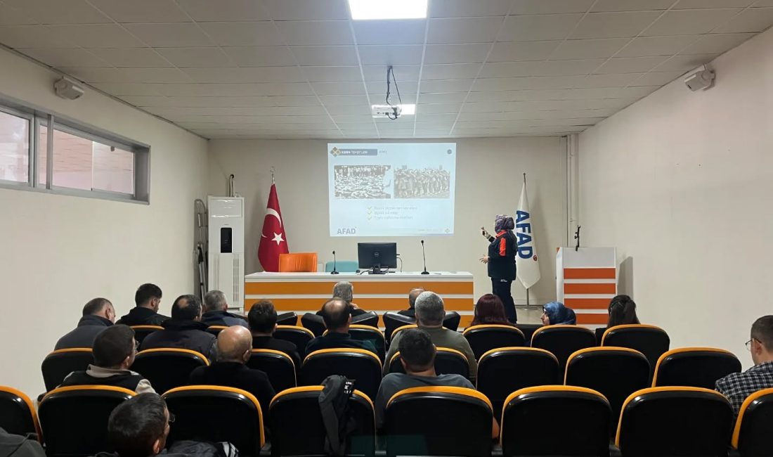 Eti Maden Personeline KBRN ve Afet Farkındalık Eğitimi AFAD Balıkesir İl Müdürlüğü eğitmenleri, Bandırma Eti Maden İşletmeleri personeline