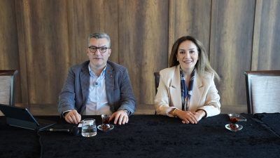 Bandırma Ticaret Odası Başkanı Bahadır Çolak ve Meclis Başkanı Funda
