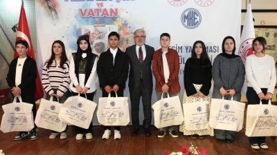 “Kahramanım Mehmetçik ve Vatan” temalı resim yarışmasında Bandırma Şehit Süleymanbey