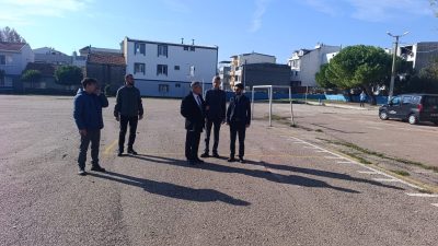 İlçe Millî Eğitim Müdürü Ümit Gökdemir ve Şube Müdürü Sercan