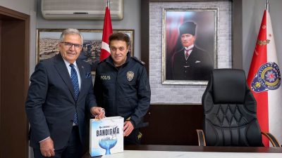 Bandırma Belediye Başkanı Dursun Mirza, İlçe Emniyet Müdürü Hasan Şahin