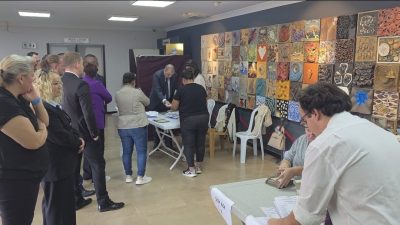 Yeni Parti İlçe teşkilatının ilk olağan genel kurulunda delegeler, 24
