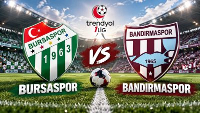 Bursa’da oynanacak Bandırmaspor-Bursaspor karşılaşmasında Direnç Tonusluoğlu düdük çalacak. Bandırmaspor, Trendyol