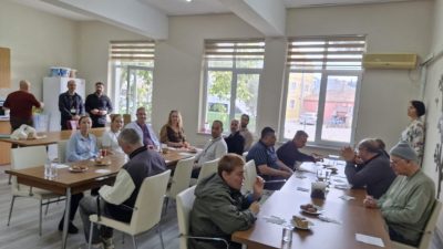 Hastane yönetiminin Toplum Ruh Sağlığı Merkezine gerçekleştirdiği ziyarette, ruhsal hastalıklarla